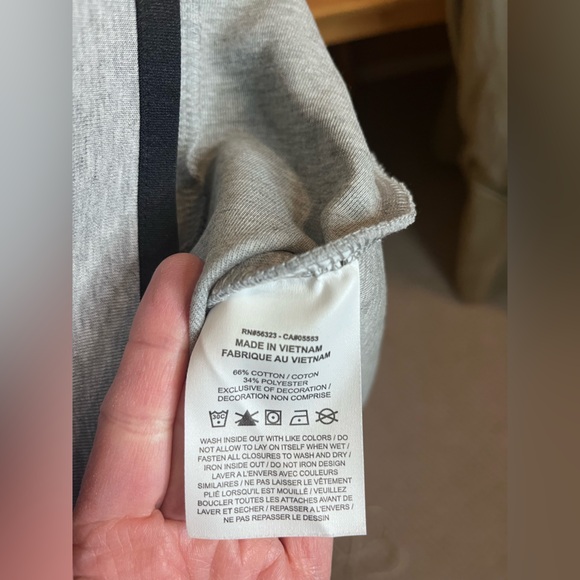 Nike Sweatshirt Top Sleeve Pockets Men's Medium - Picture 5 of 11